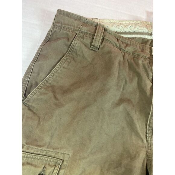 The North Face Cargo Shorts Mens 36 x 11 Green Outdoor Adventure Travel Hiking - Picture 5 of 16
